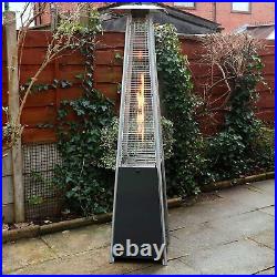 Pyramid Tower Freestanding Gas Patio Heater Garden Outdoor with Ignition Lighter