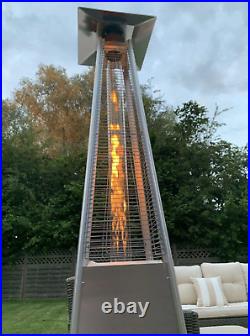 Real Flame Pyramid Patio Heater Outdoor for Garden Decking Gas Outside Home NEW