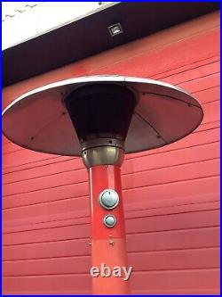 Retro American Style Memphis Outdoor Garden Gas Heater, Warm Heat Patio Set