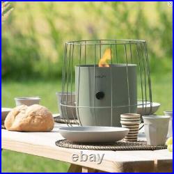 Sage Green Garden Fire Pit Outdoor Heater Gas Burner Stove Lantern Fireplace