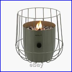 Sage Green Garden Fire Pit Outdoor Heater Gas Burner Stove Lantern Fireplace