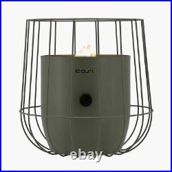 Sage Green Garden Fire Pit Outdoor Heater Gas Burner Stove Lantern Fireplace