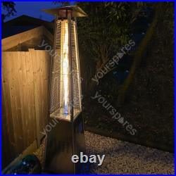 Sealey Dellonda Pyramid Gas Patio Heater 13kW Commercial/Garden Use, Stainless S