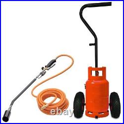 Sherpa Professional Gas Weed Burner and Trolley Kit