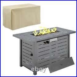 Smokeless Gas Patio Heater 50000BTU Propane Fire Pit Table Heat Outdoor Garden