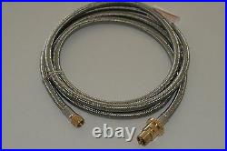 Stainless Steel Weber Q to Caravan gas bayonet hose, 3m replaces PN. HR10010