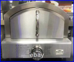 Stainless steel GAS Pizza Oven /NOT Ooni BBQ / Barbecue PLUS 1 FREE pizza stone