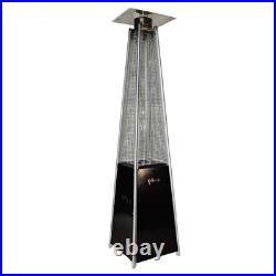Stylish Black Pyramid Patio Heater