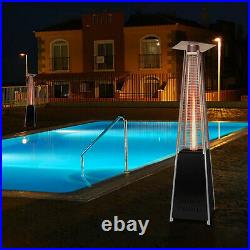 Stylish Pyramid Gas Propane Patio Heater 13KW Stainless Steel Regulator Included