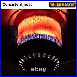 TOUGH MASTER 46000 BTU Patio Propane Butane LPG Gas Outdoor Heater with Wheels