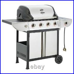 Uniflame Classic 4 Burner and Side Gas Barbecue
