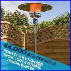 VIVOFUORI Outdoor Garden Gas Patio Heater 13kW With Cover