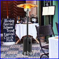 WASAKKY 13.5KW Patio Heater Outdoor 220cm Tall Gas Heater with Wheels