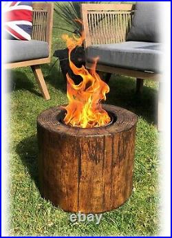 Wood Firepit Garden Heater Smokeless Crop Candle hotter than Gas fire pits